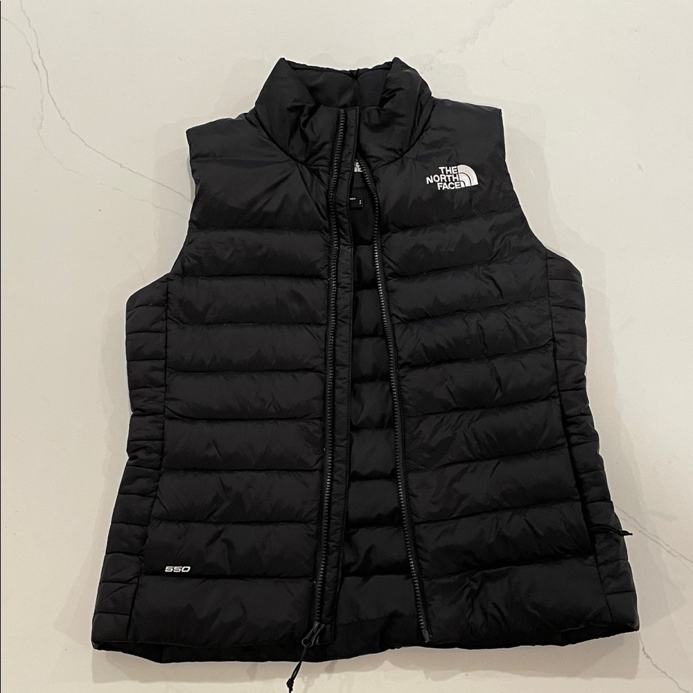 The North Face Black Quilted Vest, S